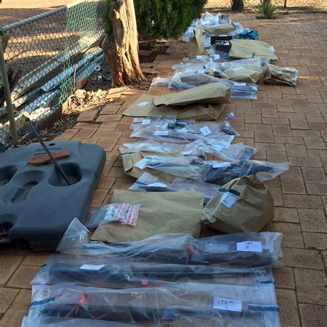 Guns Silencers And Drugs Seized In Jennapullin Raid East Of Perth