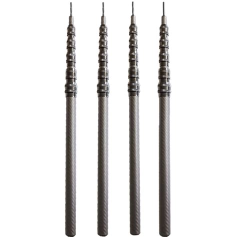 Carbon Fiber Extension Telescopic Pole With Spin Lock Mechanisms