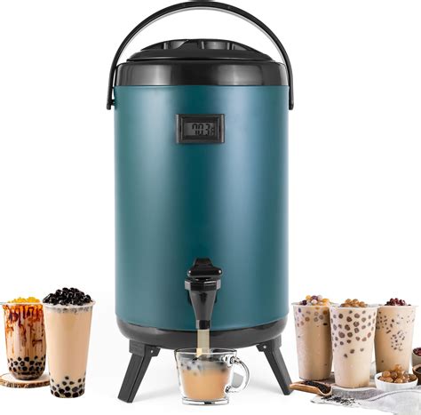 Amazon Insulated Beverage Dispenser 2 2 Gallon 304 Stainless Steel Thermal Hot Beverage