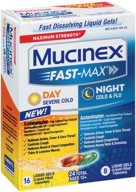 Upc 363824590240 Fast Max Maximum Strength Liquid Gels Day Severe Cold Night Cold And Flu