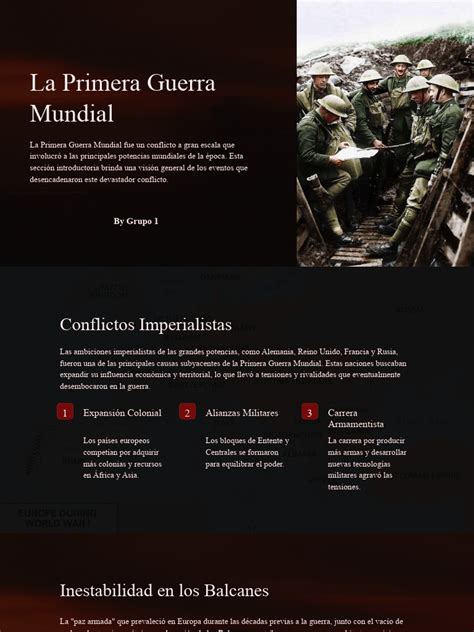 La Primera Guerra Mundial Pdf Primera Guerra Mundial Austria Hungría