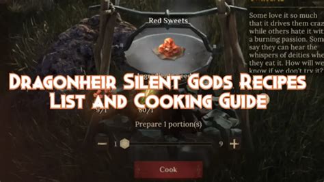 Dragonheir Silent Gods Recipes List and Cooking Guide - Pillar Of Gaming