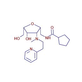 Mzcloud Anhydro Cyclopentylcarbonyl Amino Dideoxy Methyl