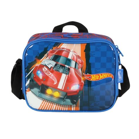 Lancheira Escolar Termica Menino Merendeira Promo Hot Wheels Shopee