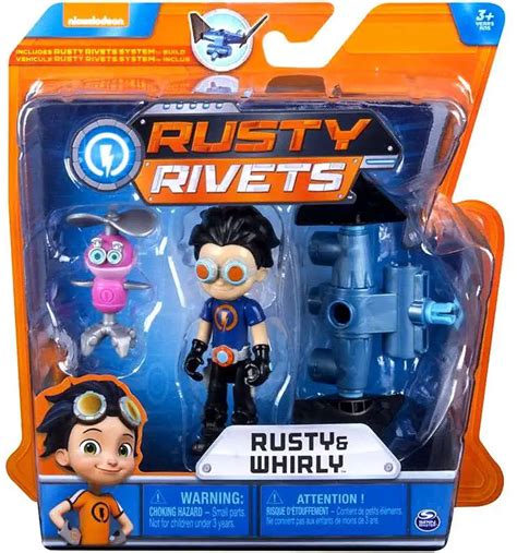 Nickelodeon Rusty Rivets Build Me Rivet System Rusty Whirly Figure Set Loose Spin Master Toywiz