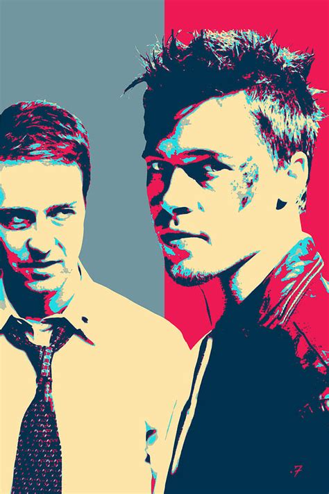 Fight Club Revisited Tyler Durden And The Narrator Digital Art By