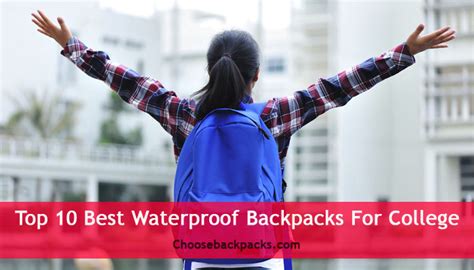 Top 10 Best Waterproof Backpacks For College [2019] Review | Choose ...