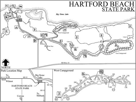 South Dakota State Park Maps Dwhike