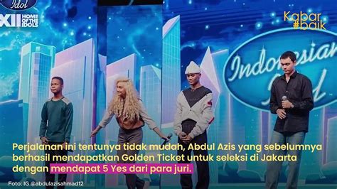 Abdul Azis Kontestan Indonesian Idol Asal Sukabumi Lolos Top