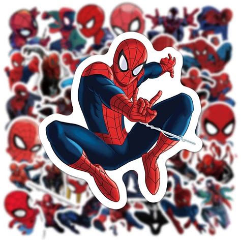 10 30 50pcs Sticker Disney Marvel The Avengers Spiderman Sticker