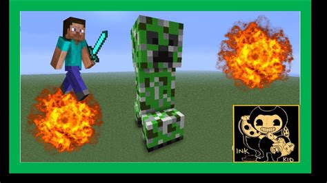 Minecraft Creeper Explosion Scene Youtube