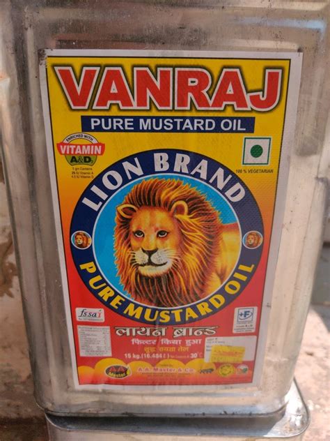 Vanraj Mustard Oil Packaging Size 15 Kg Tin At Best Price In Palanpur