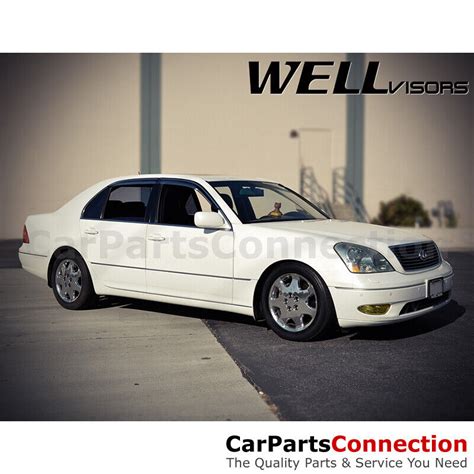 Wellvisors Window Visors 2001 2006 For Lexus Ls430 Side Deflectors