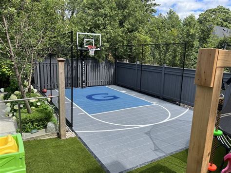 Small Courts Sport Court Ontario Backyard Remodel Backyard