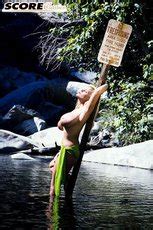 Blonde Hottie La Bust Showing Her Big Sexy Curves Outdoors Photos