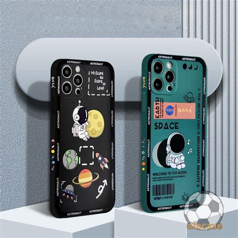 Capa Flexível De Tpu Com Estampa De Nasaespaçoastronauta Para Samsung