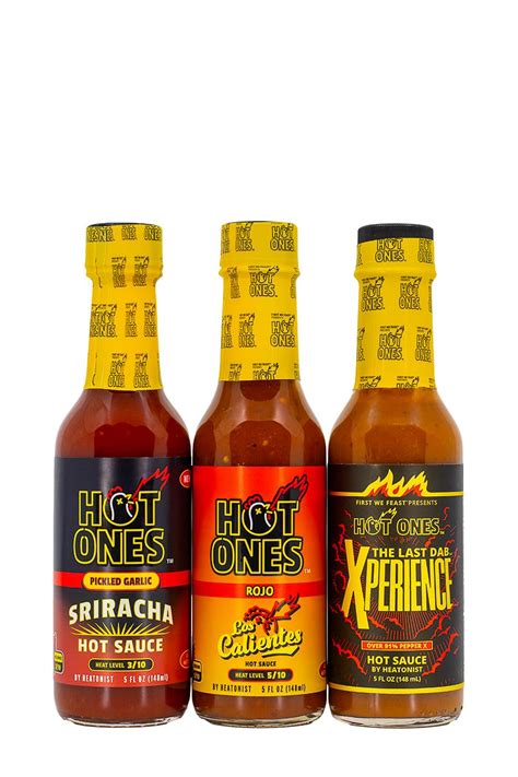 Amazon Hot Ones Hot Sauce Challenge Set Season Trio Made