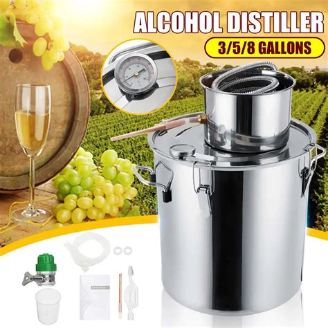 8gal 30l Diy Moonshine Still Alcohol Distiller Copper With Circulating