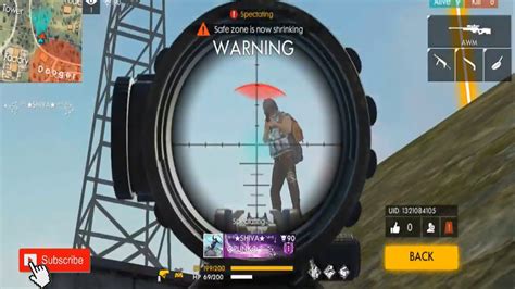 Unbelievable Playing Free Fire With AWM 14 KILL With AWM World