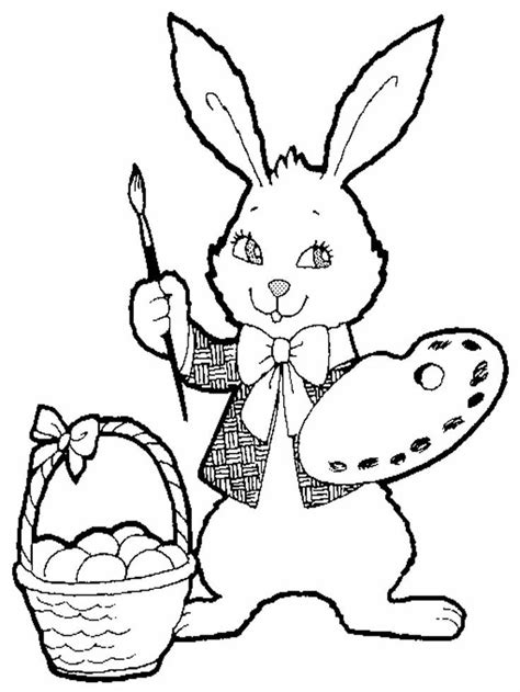 Realistic Rabbit Coloring Pages - Coloring Home