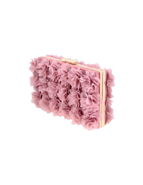 Clutch Fiesta Rosa Viejo Bolsos Boda Flormoda