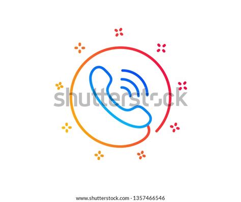 Call Center Service Line Icon Phone Stock Vector Royalty Free 1357466546 Shutterstock