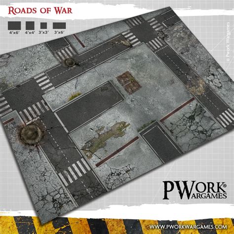 Roads Of War Pwork Wargames Scifi Gaming Mat Bols Gamewire