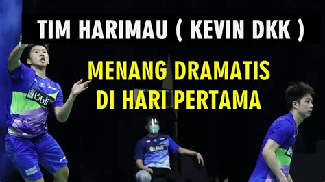 KEVIN DKK MENANG DRAMATIS DI PERTANDINGAN PERTAMA SIMULASI PIALA THOMAS