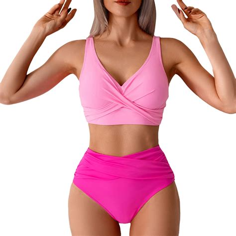 BeAi Vintage Swimsuit For Women Womens Bikini Sets High Cut Swimwear