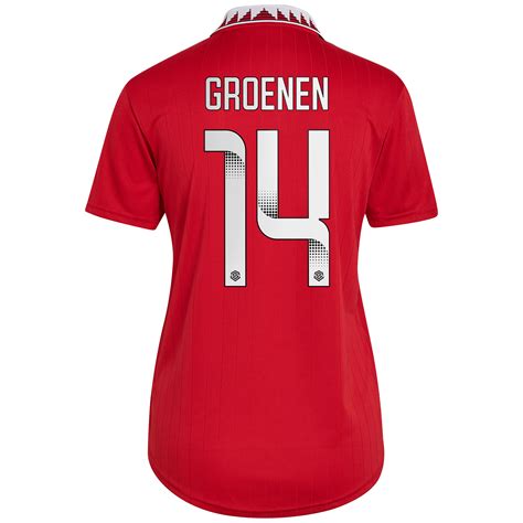 Manchester United Wsl Home Shirt 2022 23 Womens With Groenen 14