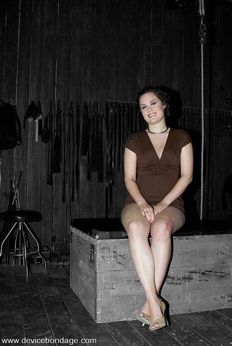 Brunette Charlotte Vale Bound With Metal Chains For Punishment Porn Pictures XXX Photos Sex