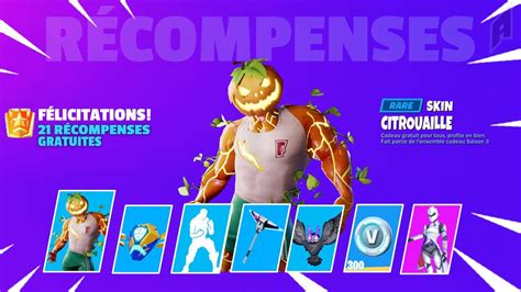 Les 20 Récompenses Gratuite Pour Tous Sur Fortnite Saison 4 Youtube