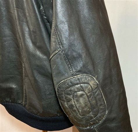 S Hein Gericke Amf Harley Davidson Black Leather Motorcycle Jacket