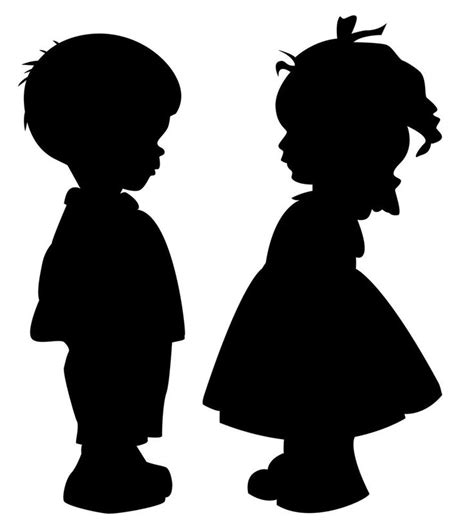 Little Girl Silhouette at GetDrawings | Free download