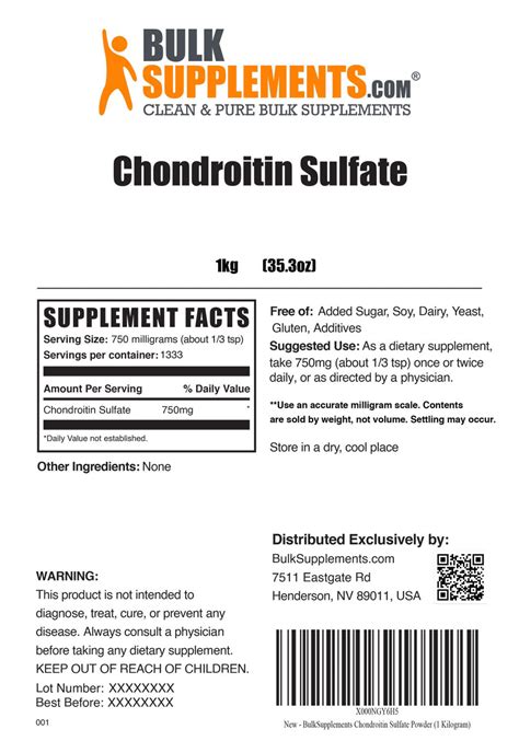 Chondroitin Sulfate Powder | Chondroitin Sulfate Supplement