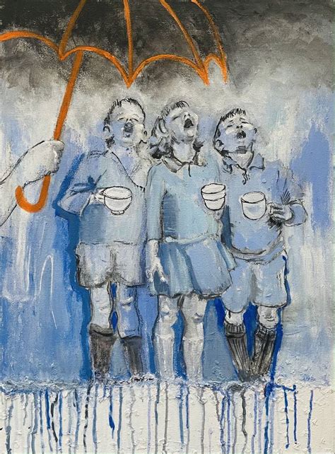 Singing in the rain Painting by Christine Connelly | Saatchi Art