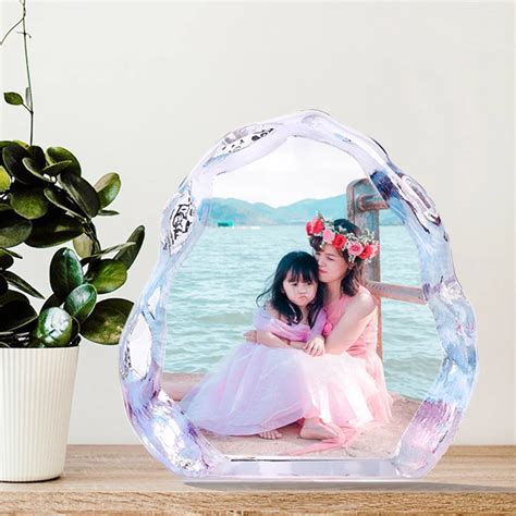 Personalized Crystal Photo Frame Glass Custom Picture Frame Present