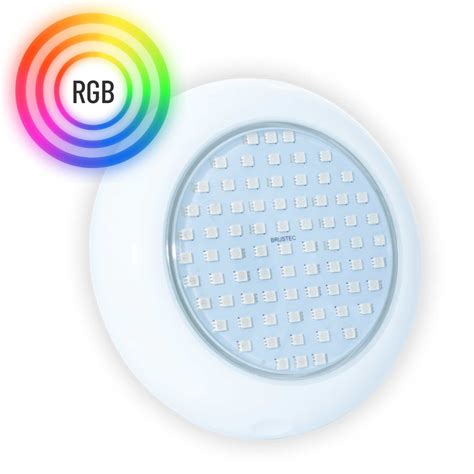 Refletor Power LED 15W ABS Iluminação para Piscina RGB Cor da Luz