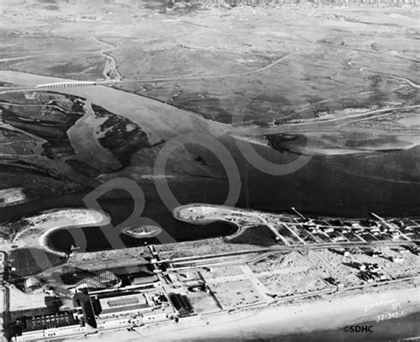 Mission Bay - Beach - Aerial - 1937 - San Diego History Center