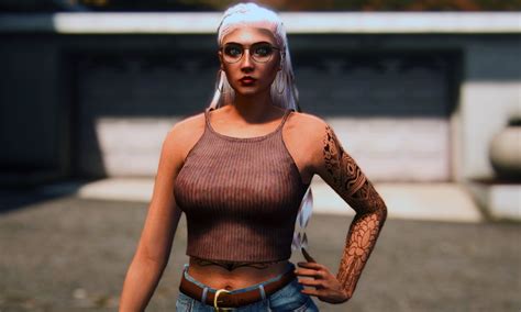 Ribbed Crop Top For MP Female GTA5 Mods