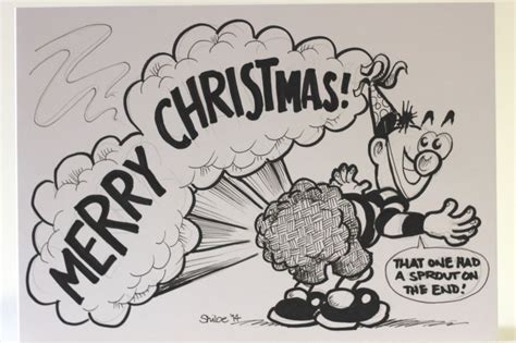 Johnny Fartpants Lets Rip In A Hand Drawn Christmas Card For Charity