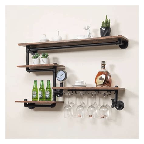 Floating Pipe Shelf Mancavia