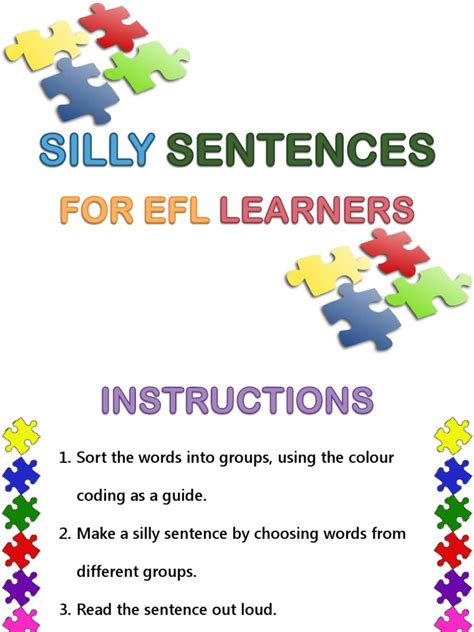 Silly Sentences p1 | PDF | Linguistics | Semiotics