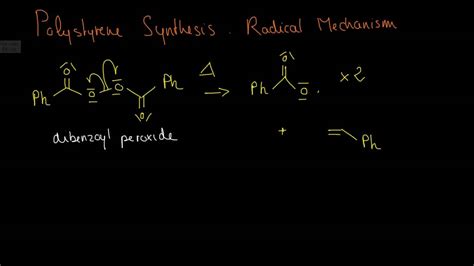 Polystyrene Synthesis: Radical Mechanism.avi - YouTube