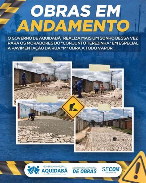 Obras Em Andamento Prefeitura Municipal De Aquidab