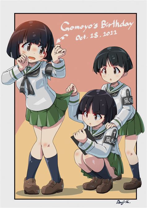 Sono Midoriko Gotou Moyoko And Konparu Nozomi Girls Und Panzer