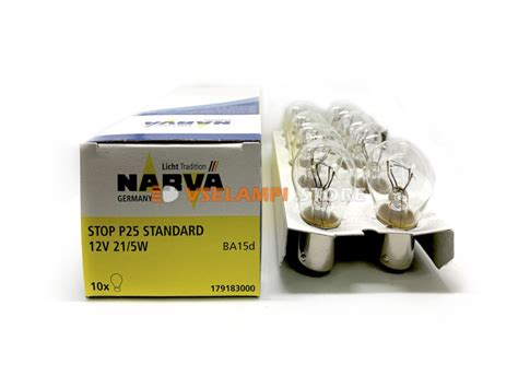 ⭐ Лампа накаливания 2-контактная NARVA P21/5W, 12v, желтый, 17918 ...