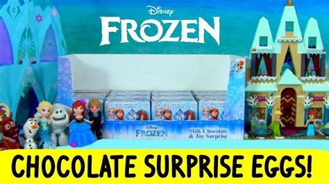 Disney FROZEN Chocolate SURPRISE EGGS OPENING Frozen Egg Surprise With