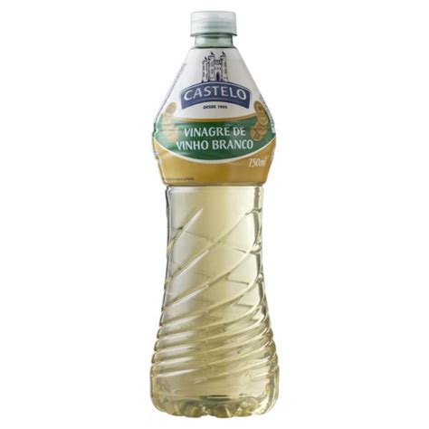 Vinagre de Vinho Branco Castelo Frasco 750ml Supermercado TaíMax Ji