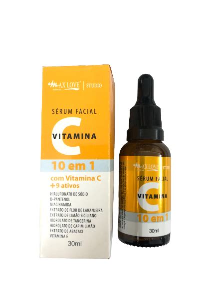 Sérum Facial 10 Em 1 Vitamina C Max Love Bem Mulher Maquiagem